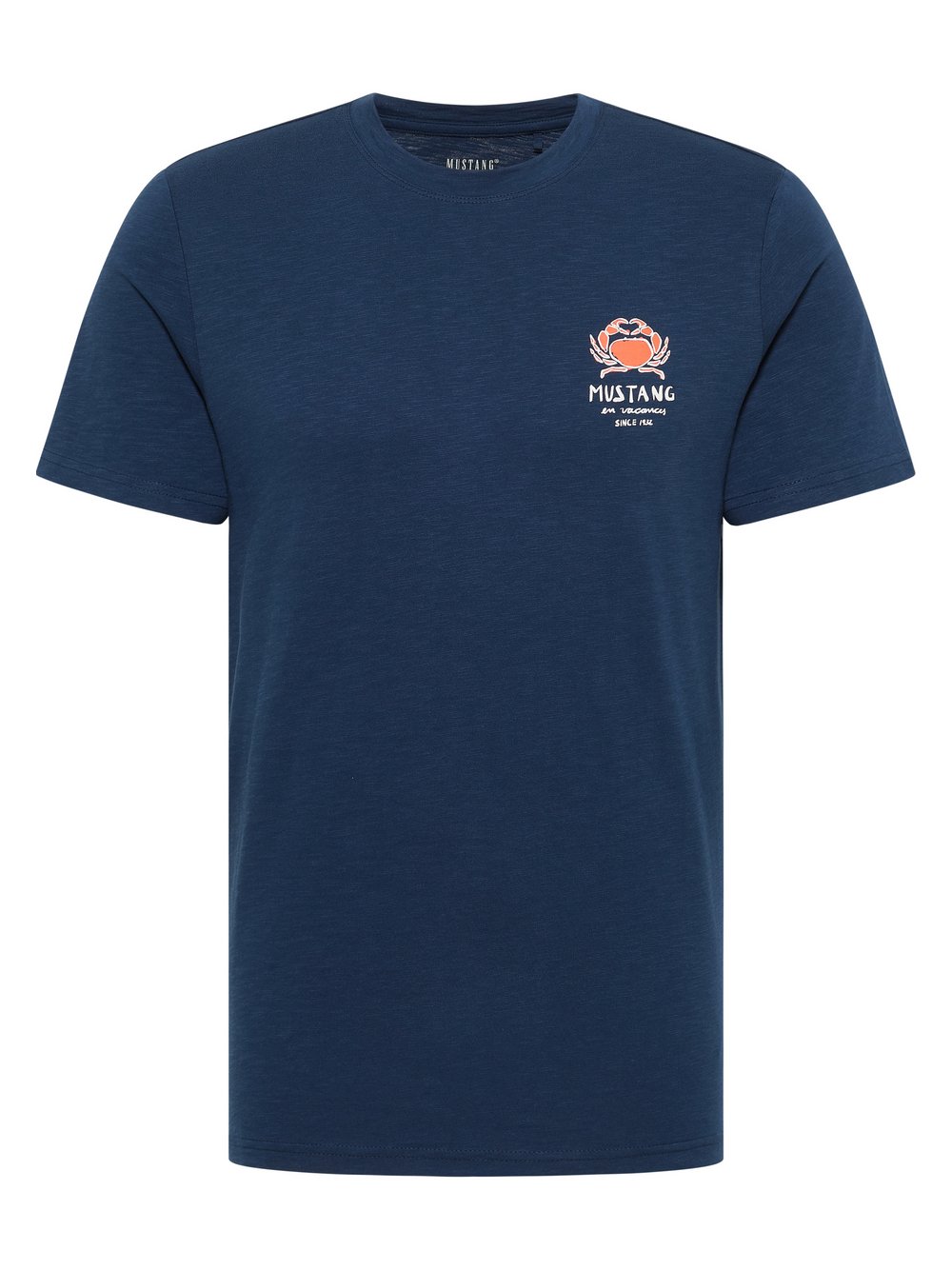 Mustang T-Shirt Herren Baumwolle blau, S
