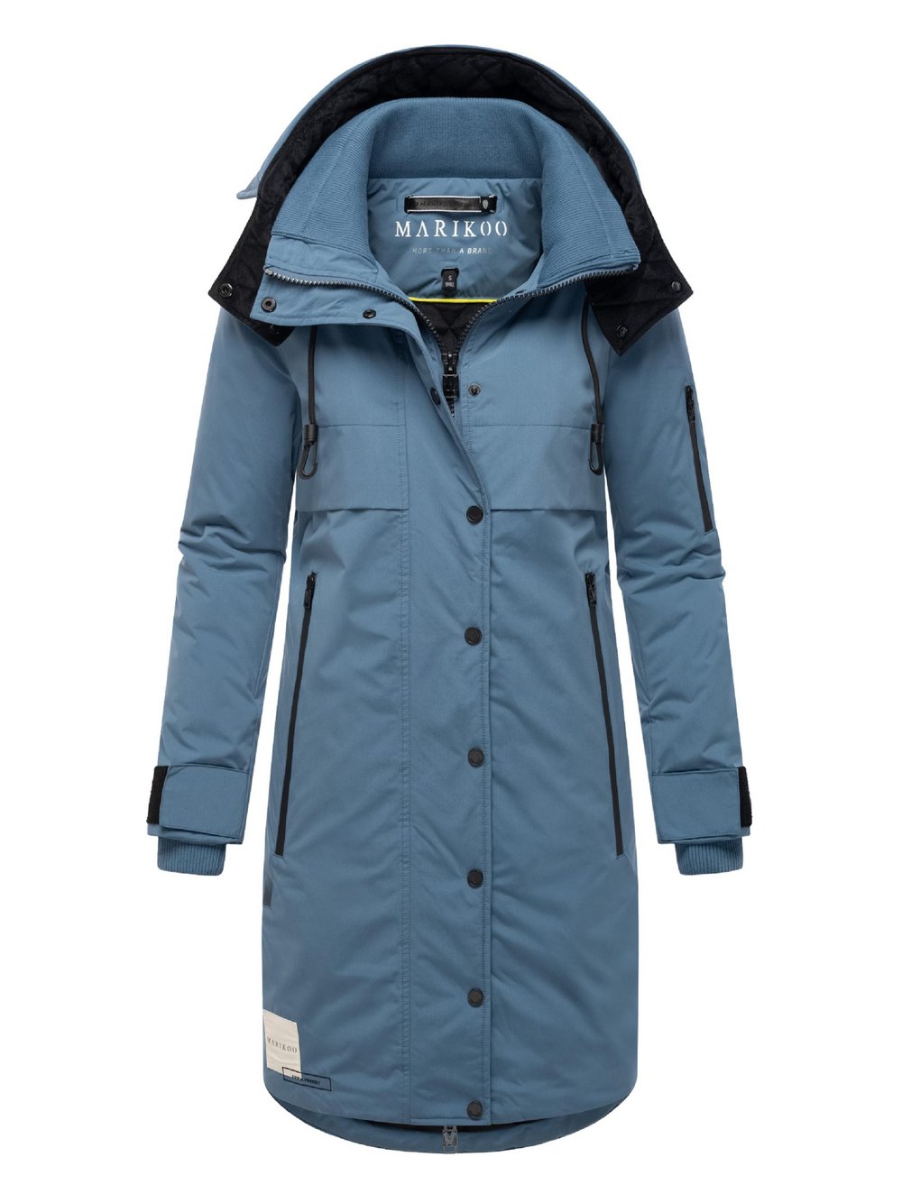 Marikoo Wintermantel Damen blau, XXXL