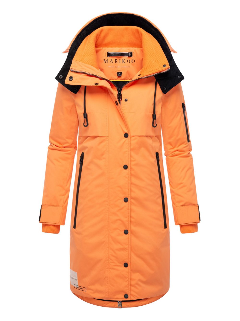 Thumbnail - Marikoo Wintermantel Damen orange, L