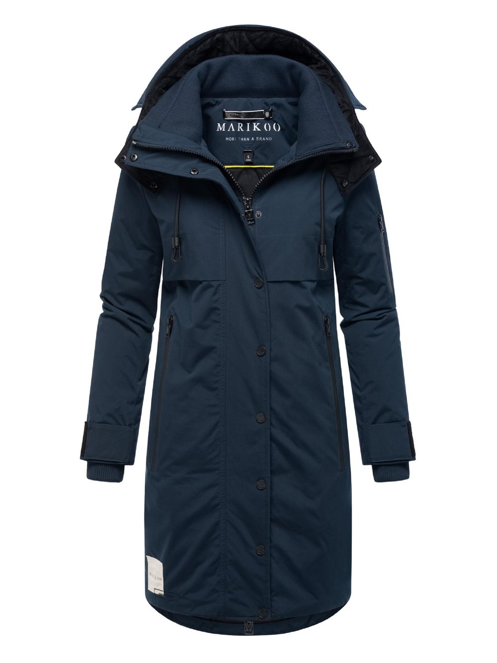 Marikoo Wintermantel Damen blau, L