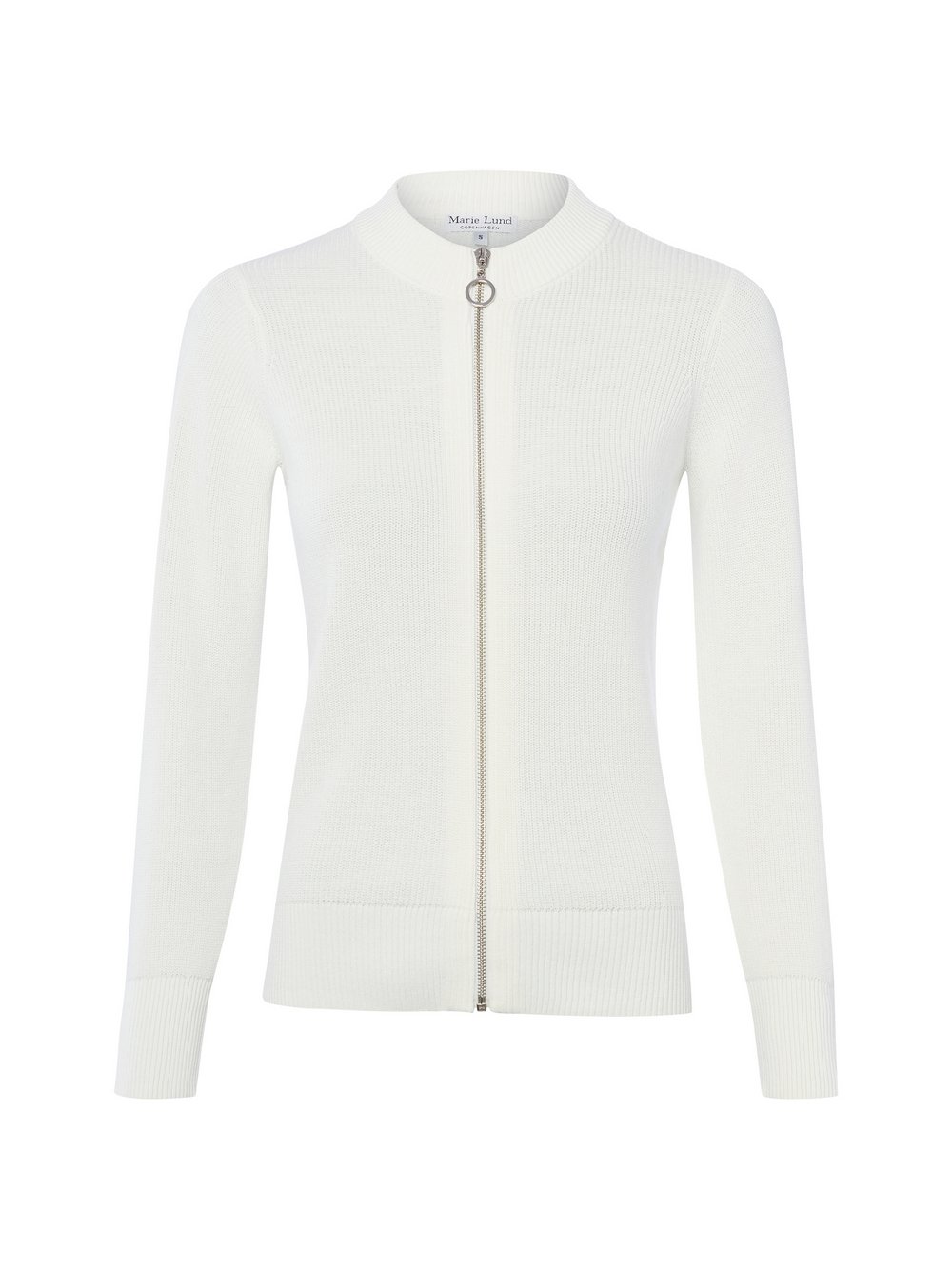 Marie Lund Strickjacke Damen Baumwolle (100%) weiß, M