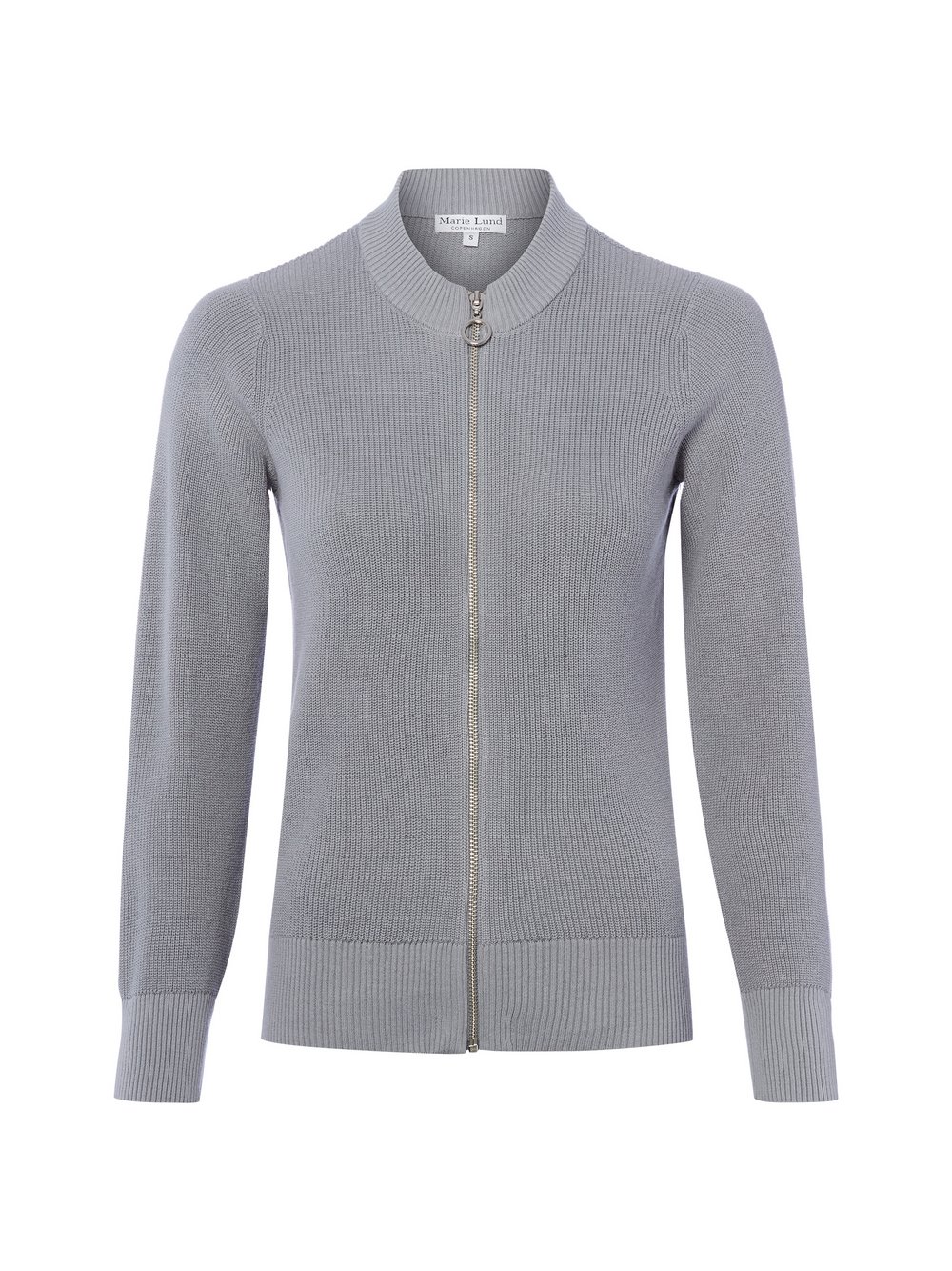 Marie Lund Strickjacke Damen Baumwolle (100%) grau, S