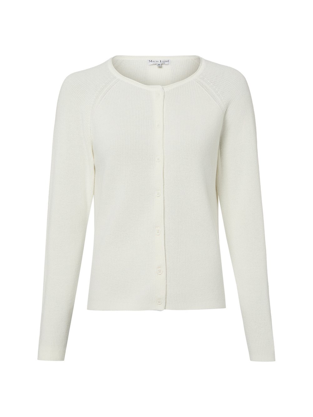 Marie Lund Strickjacke Damen Baumwolle weiß, XXL