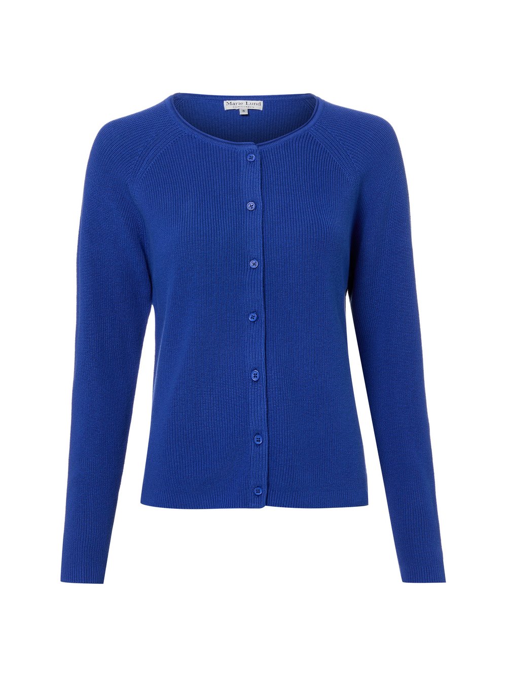 Marie Lund Strickjacke Damen Baumwolle blau, XXL