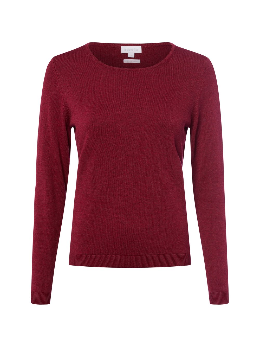 brookshire Strickpullover Damen Feinstrick rot meliert, XXL
