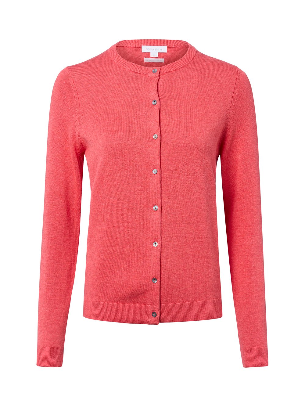 brookshire Strickjacke Damen Baumwolle pink meliert, L