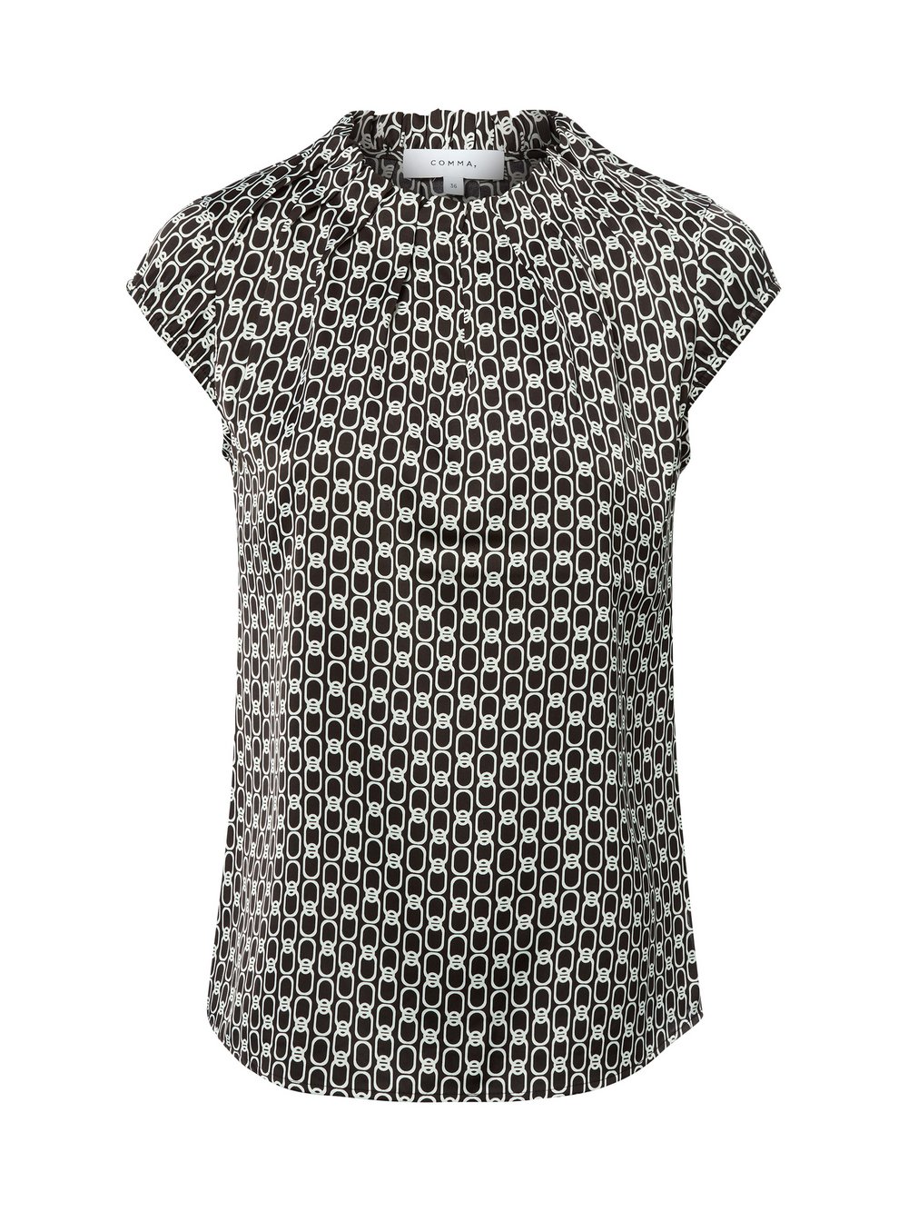 comma Blusenshirt Damen mehrfarbig gemustert, 36