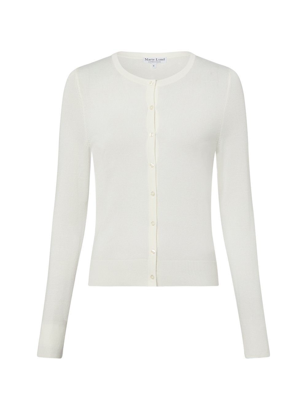 Marie Lund Strickjacke Damen Polyamid weiß, XXL