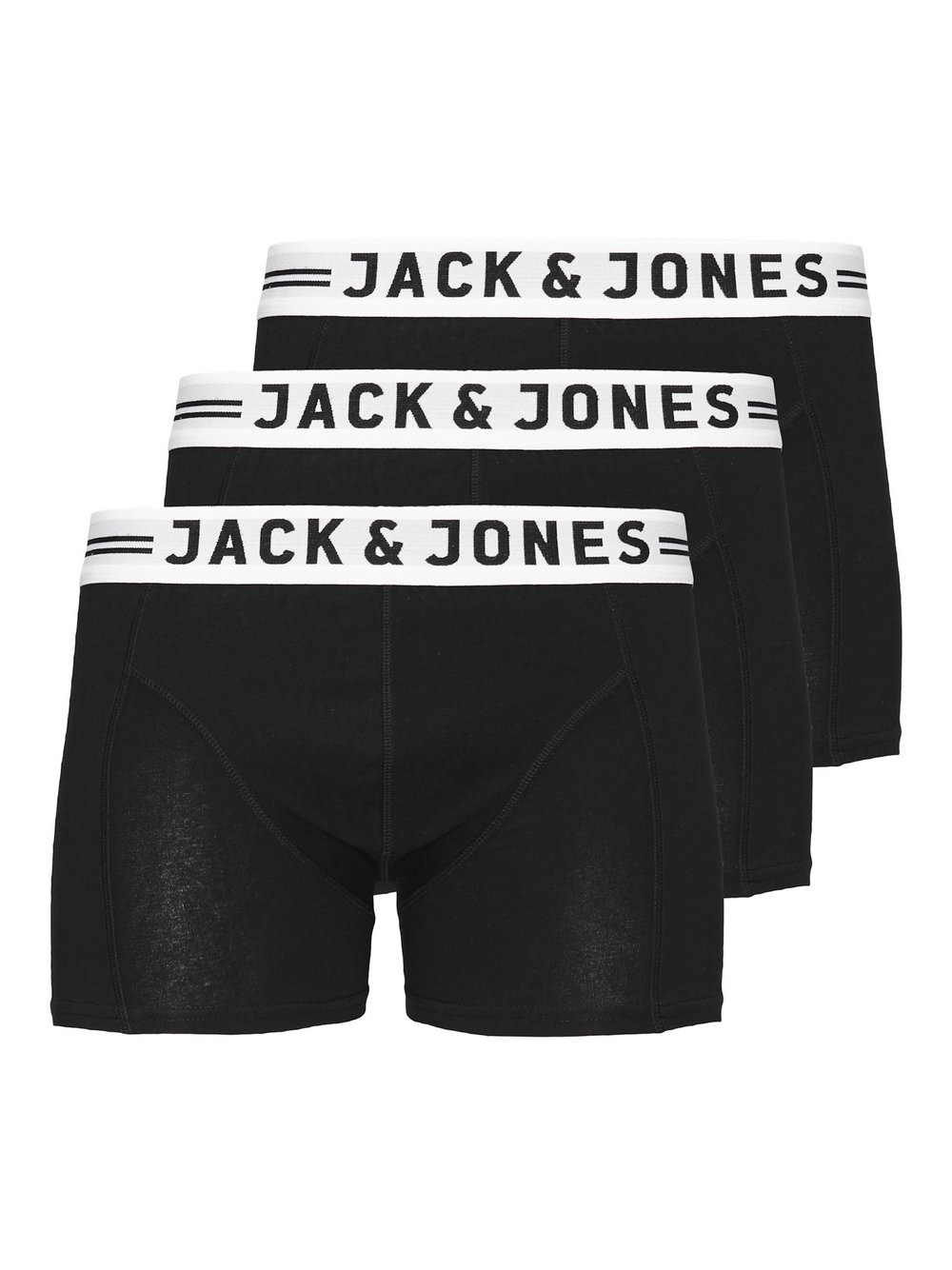 Thumbnail - Jack & Jones Junior Boxershorts Jungen Baumwolle schwarz, 140
