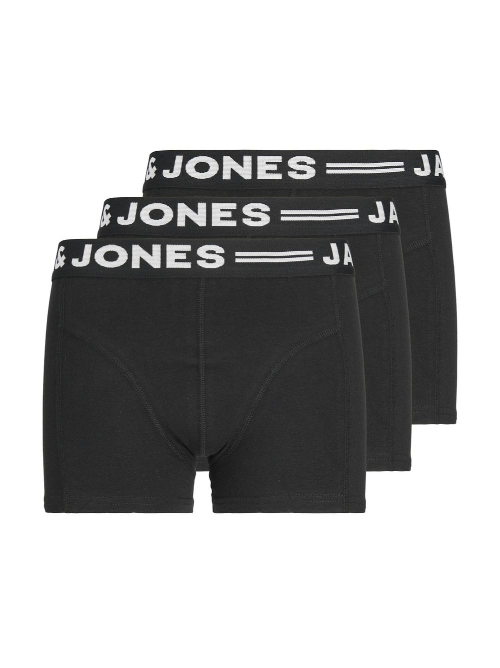 Thumbnail - Jack & Jones Junior Boxershorts Jungen Baumwolle schwarz, 128