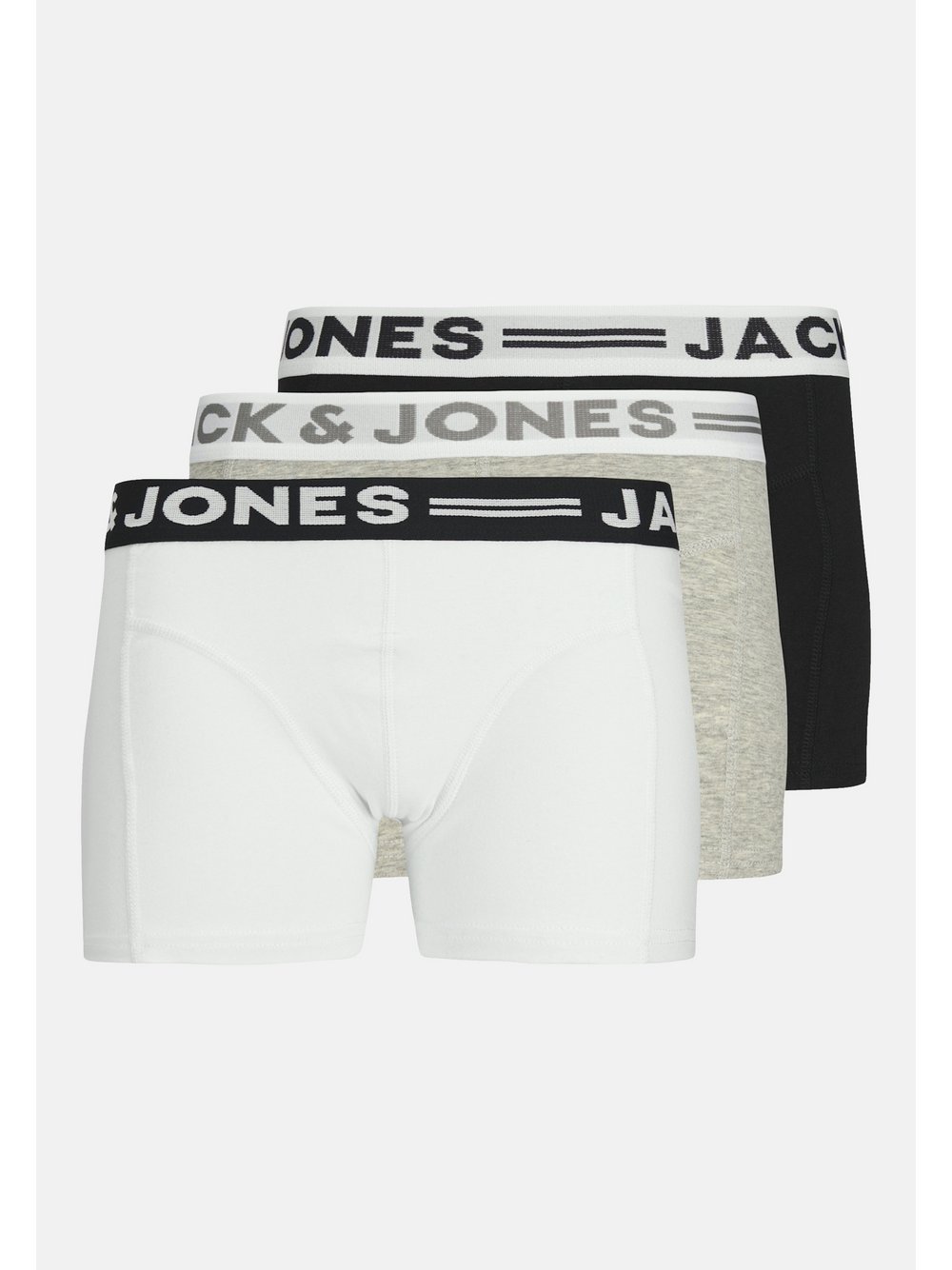 Jack & Jones Junior Boxershorts Jungen Baumwolle mehrfarbig meliert, 140