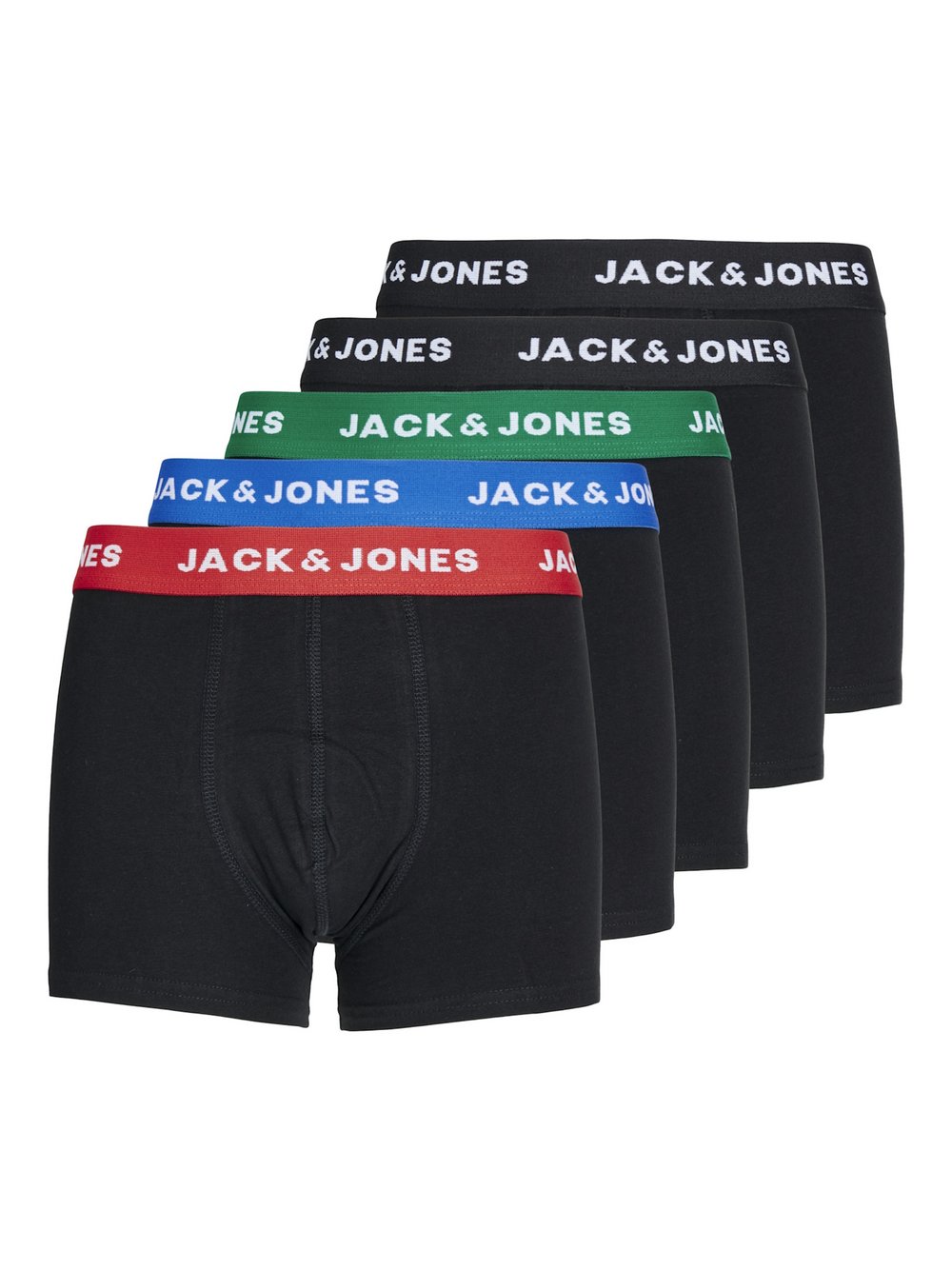 Jack & Jones Junior Boxershorts Jungen Baumwolle schwarz, 128