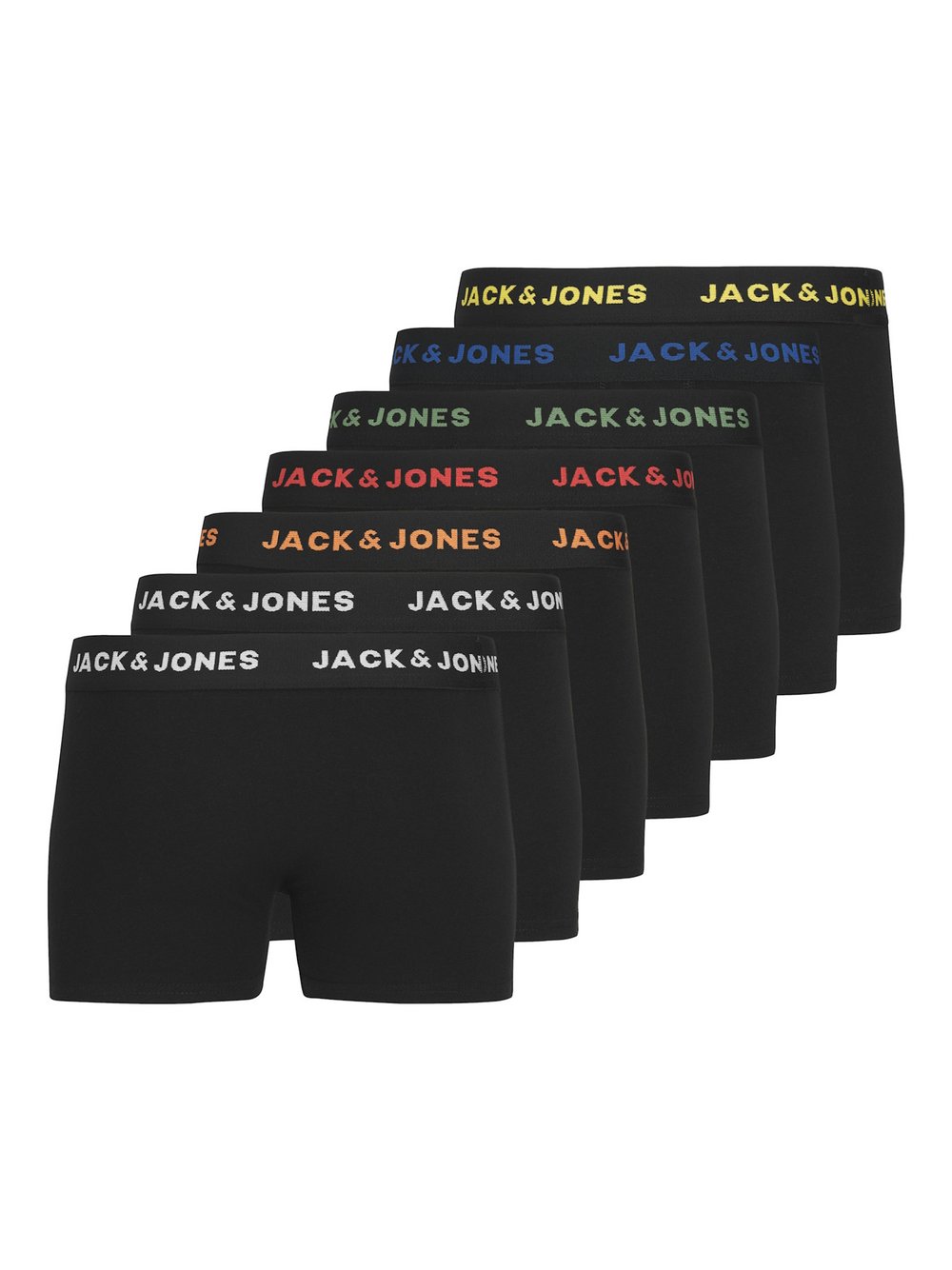 Thumbnail - Jack & Jones Junior Boxershorts Jungen Baumwolle schwarz, 140