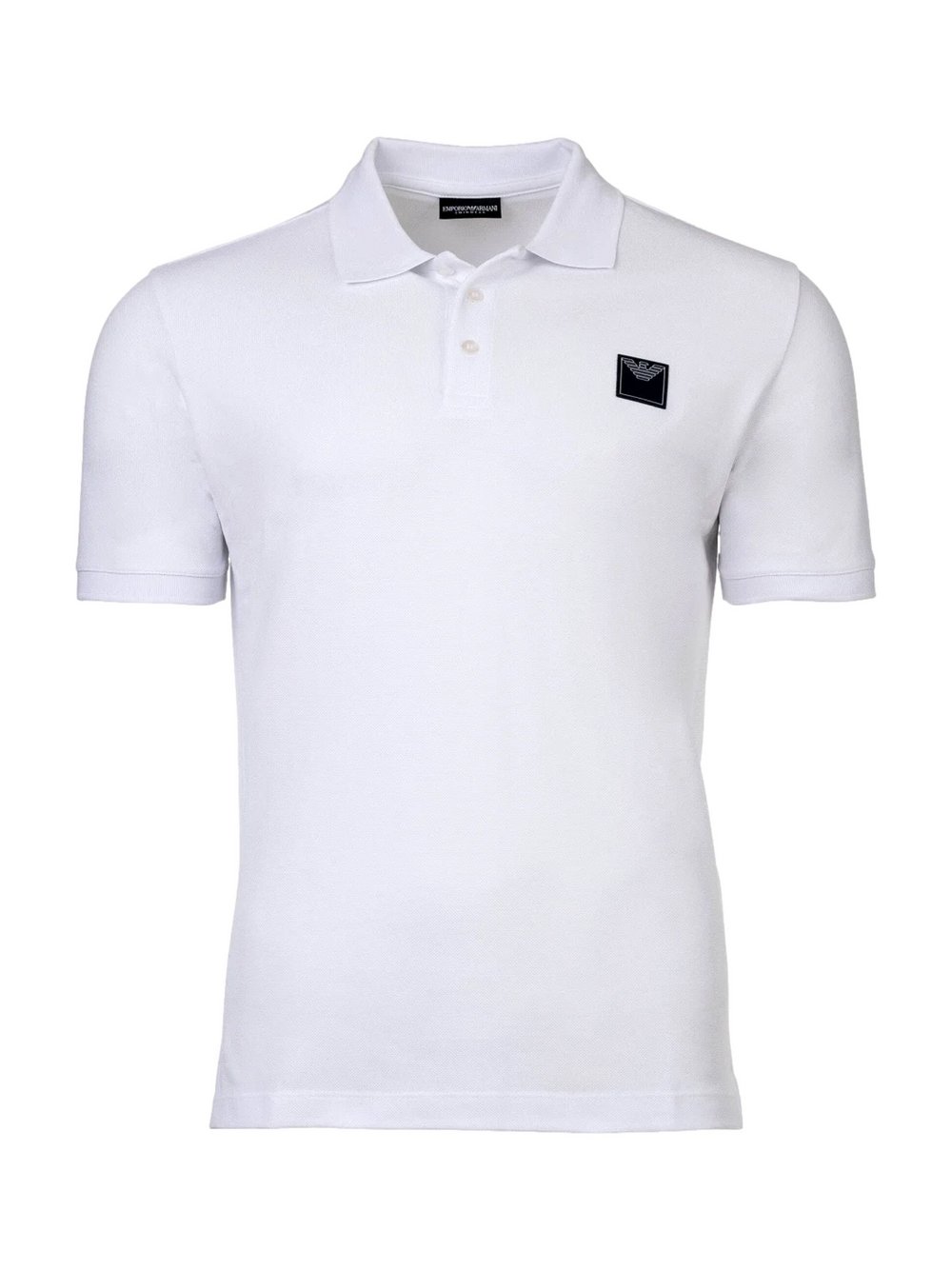 Emporio Armani Poloshirt Herren Baumwolle weiß, M