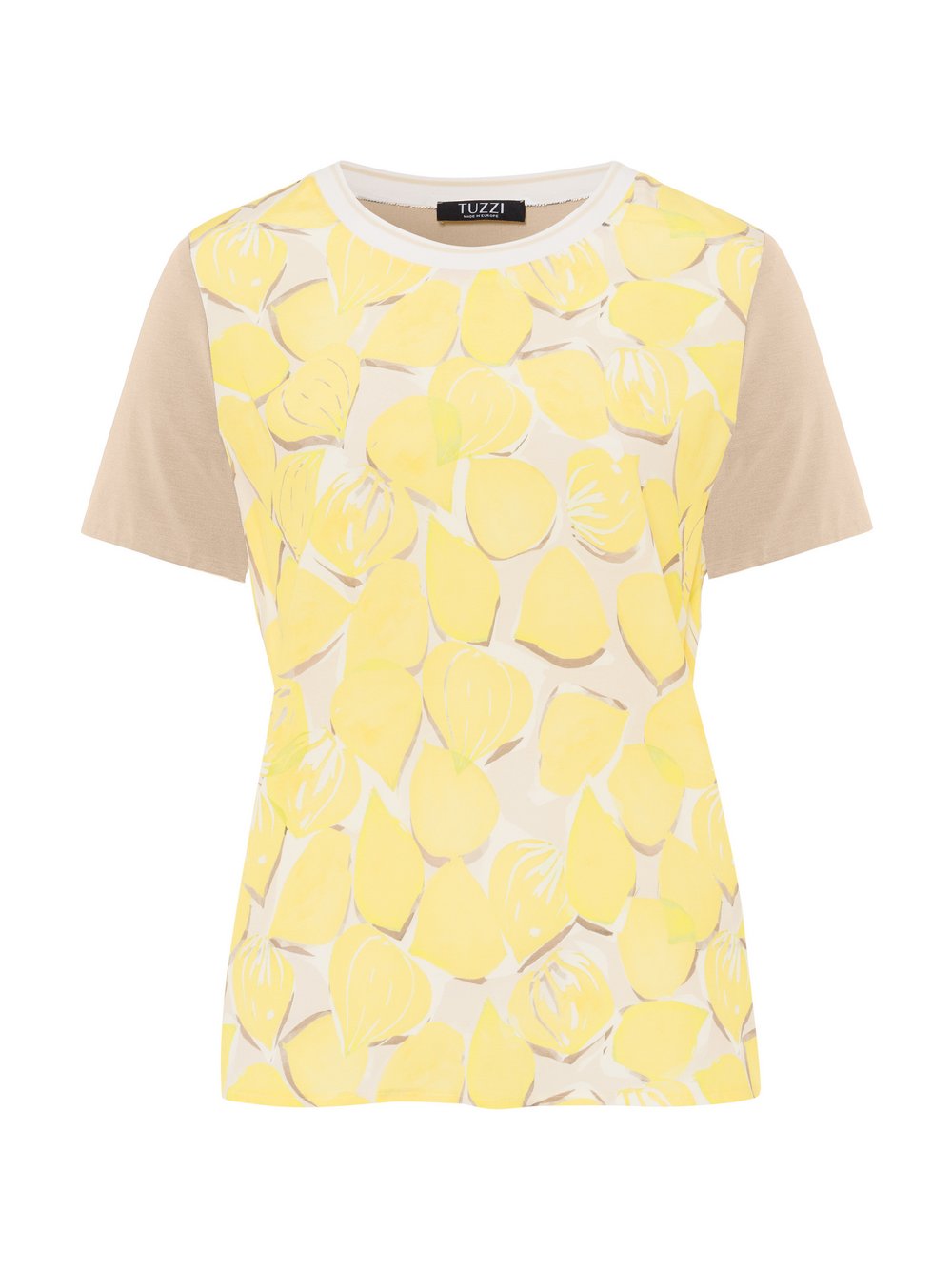TUZZI T-Shirt Damen Viskose mehrfarbig bedruckt, 40