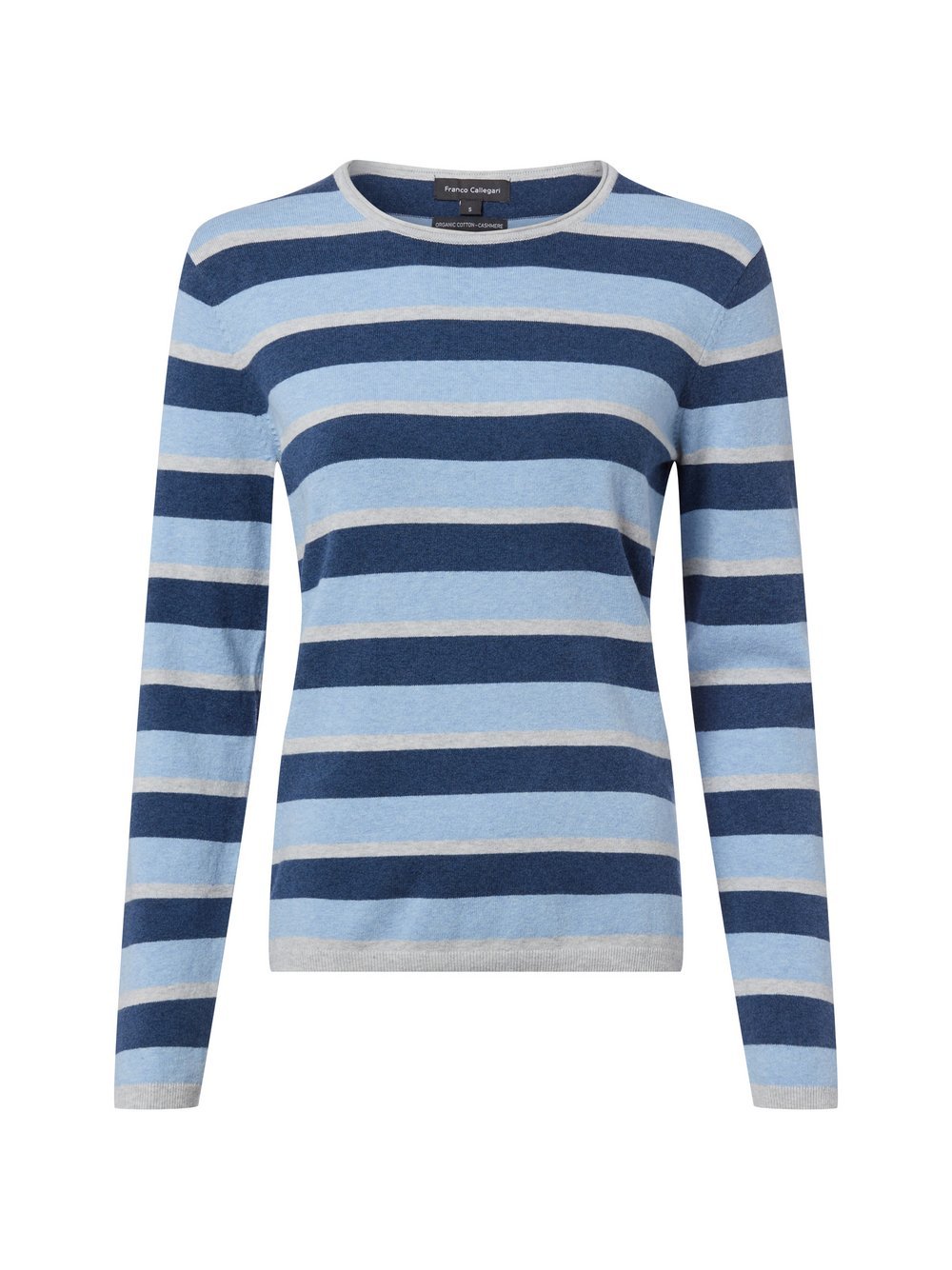 Franco Callegari Strickpullover mit Cashmere-Anteil Damen Feinstrick mehrfarbig gestreift, M