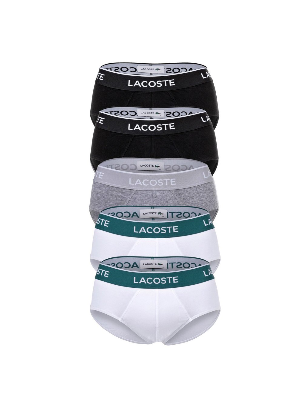 Thumbnail - Lacoste Slip 5er Pack Herren Baumwolle mehrfarbig, XXL