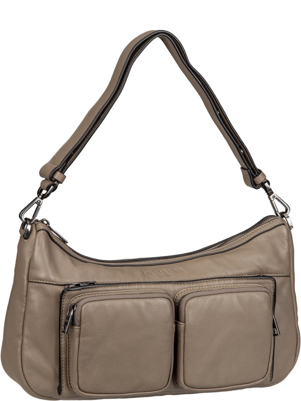 Liebeskind Berlin Handtasche Damen Leder grau, ONE SIZE