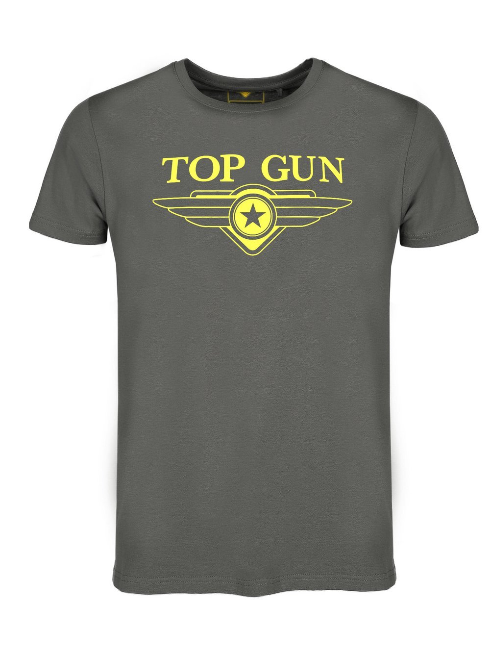 Topgun T-Shirt Herren Baumwolle grau, L