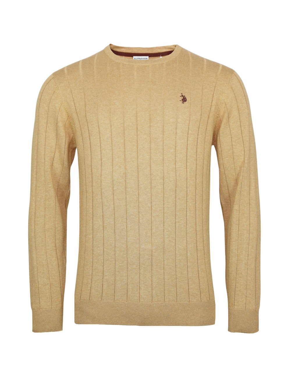 U.S. Polo Assn. Pullover Herren Baumwolle braun, XL