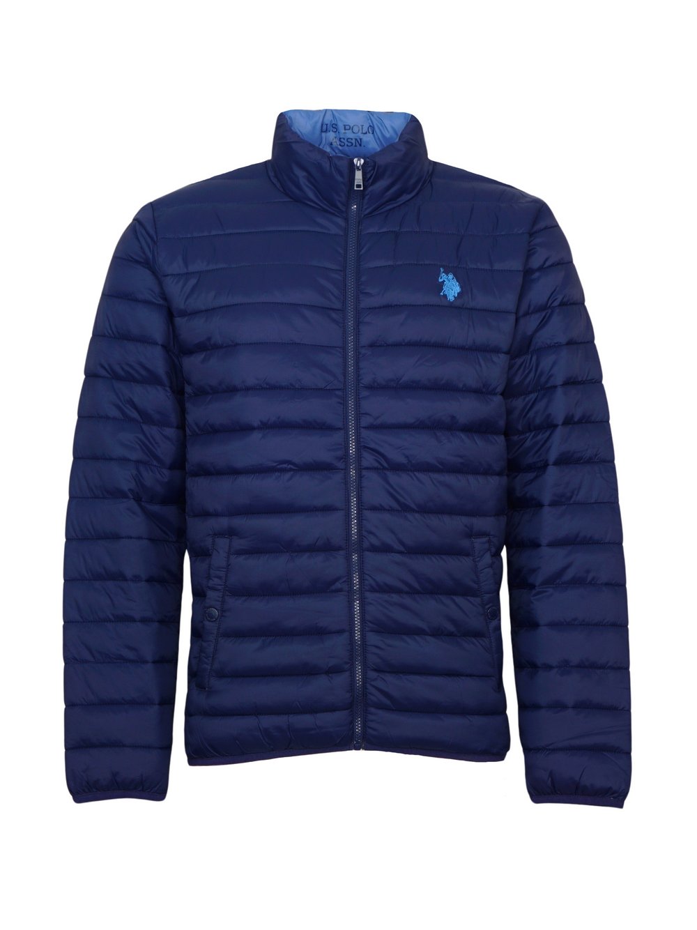 U.S. Polo Assn. Steppjacke Herren Polyamid blau, XXL