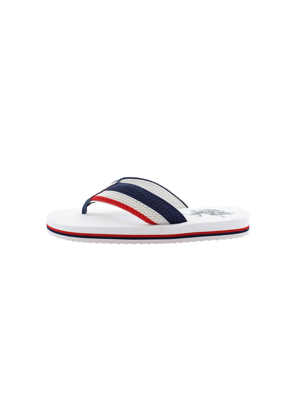 U.S. Polo Assn. Zehenstegsandale Herren weiß, 42