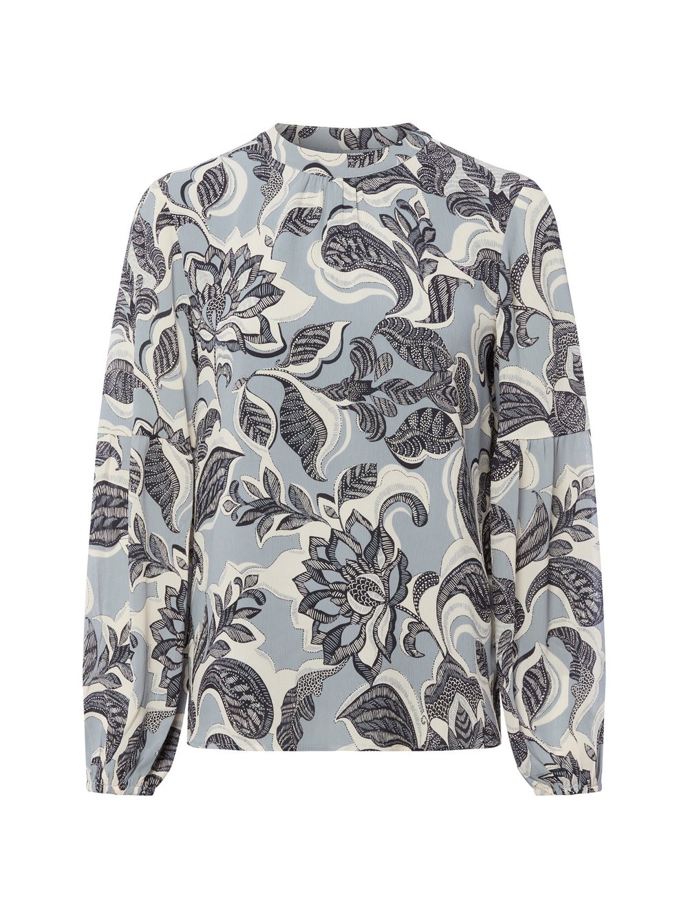 Thumbnail - comma Blusenshirt Damen mehrfarbig gemustert, 44