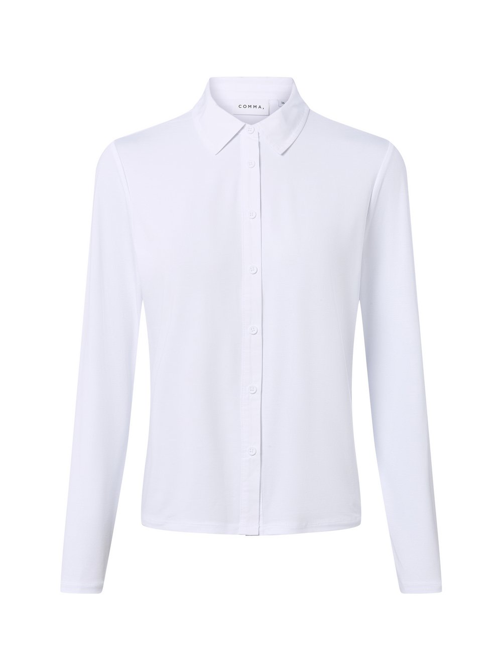 comma Jerseybluse Damen Viskose weiß, 36