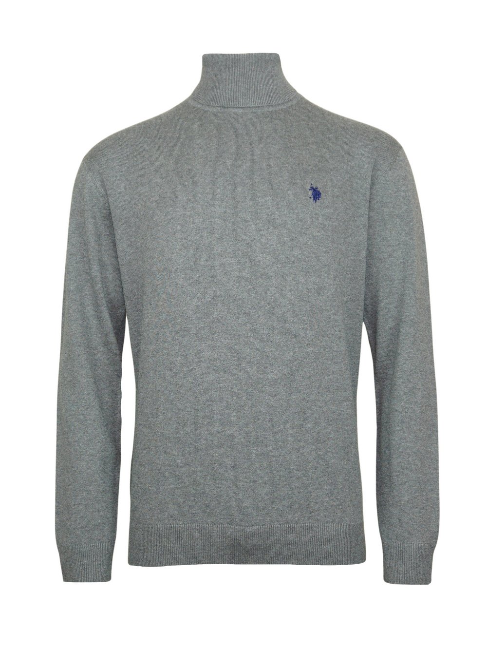 U.S. Polo Assn. Pullover Herren Baumwolle grau, L