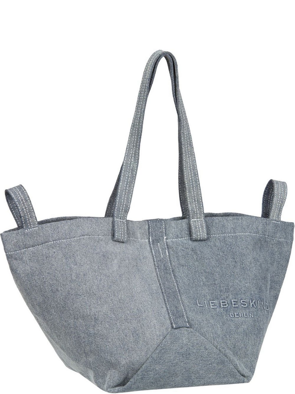 Liebeskind Berlin Shopper Damen Textil blau, ONE SIZE