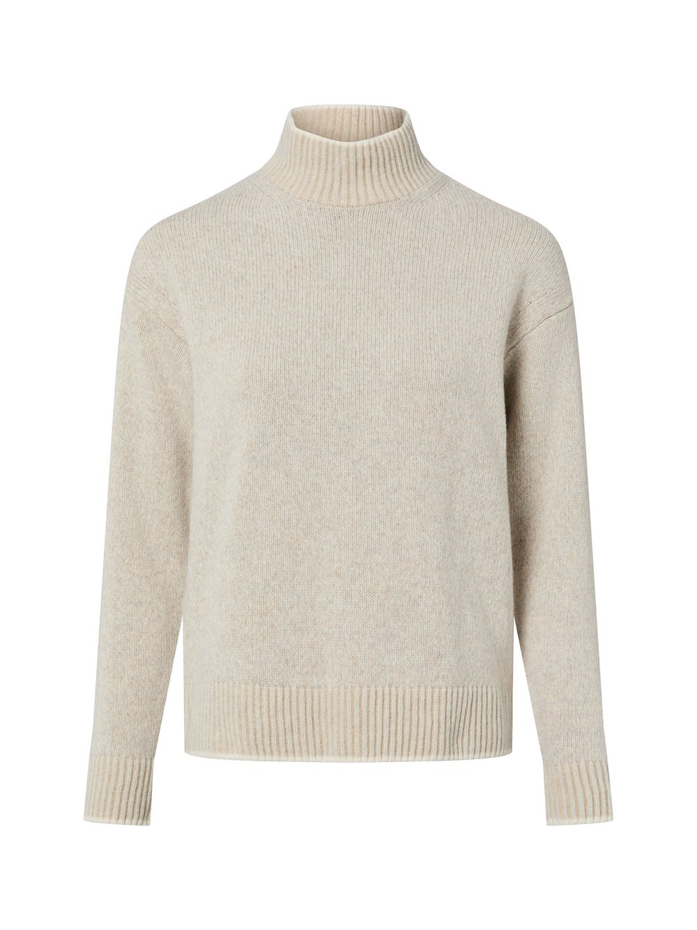 Thumbnail - MAERZ Strickpullover aus Merinowolle Damen Schurwolle beige, 38
