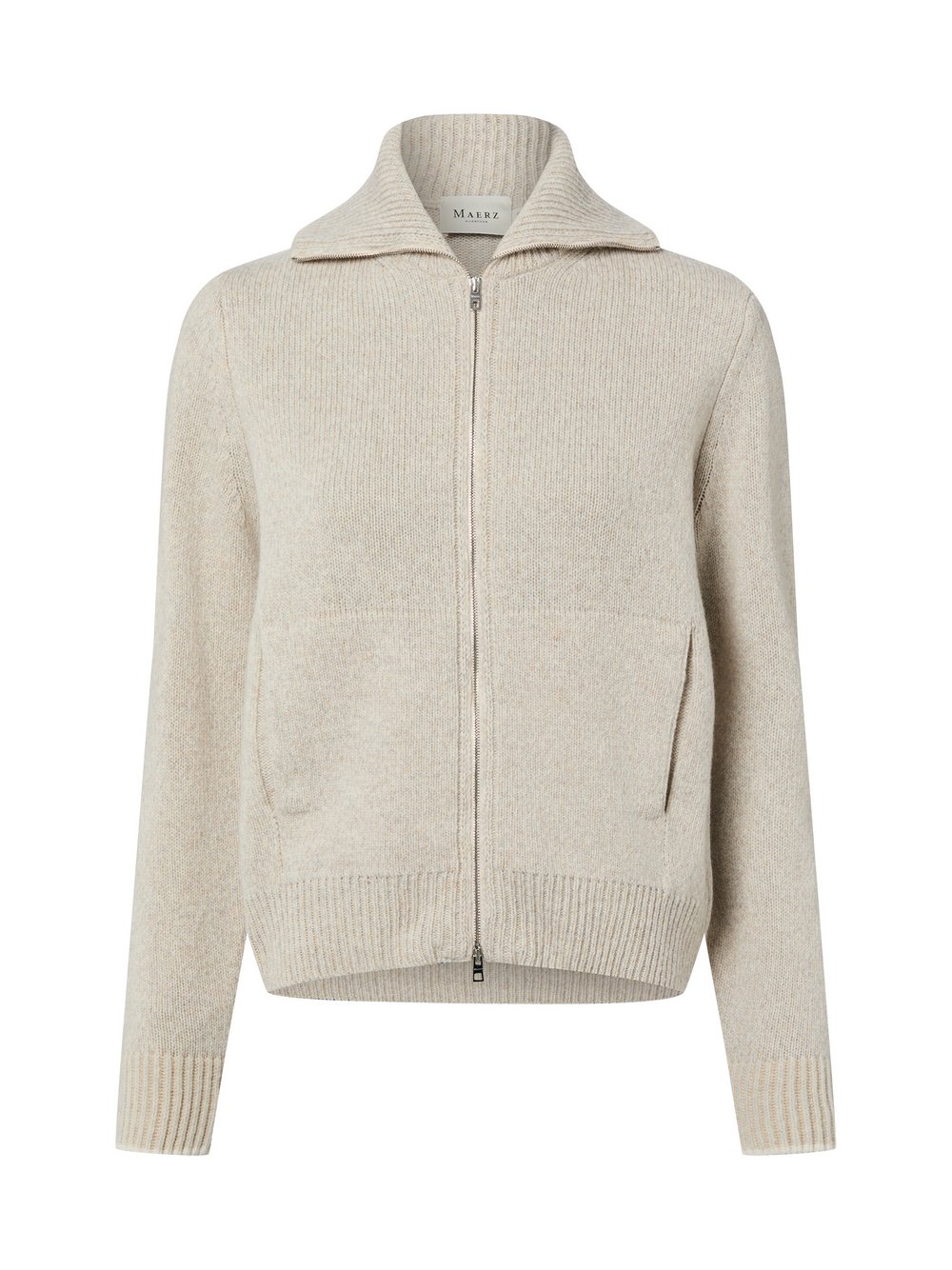 MAERZ Strickjacke Damen Schurwolle beige, 46