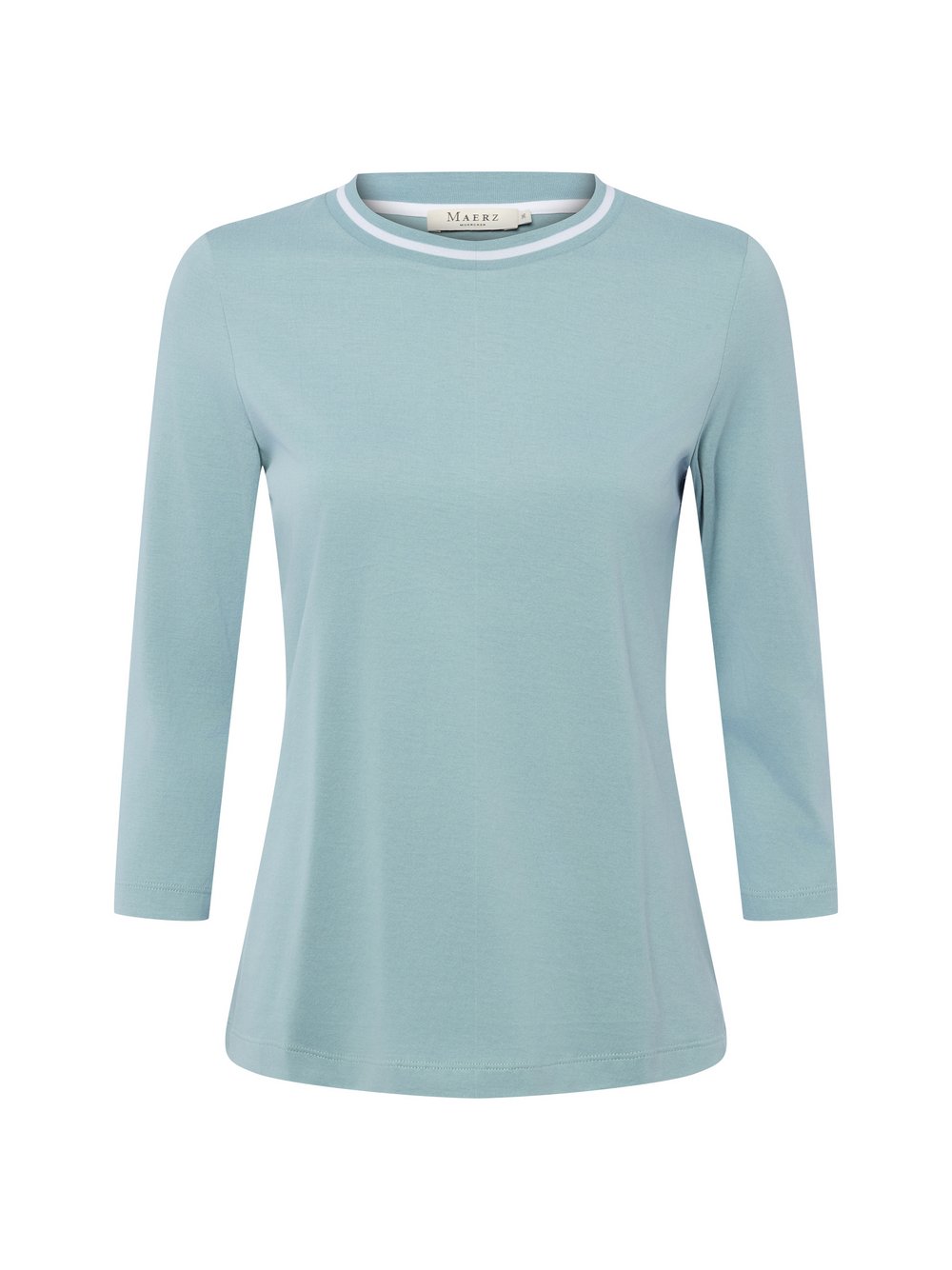 MAERZ Langarmshirt Damen Baumwolle blau, 36
