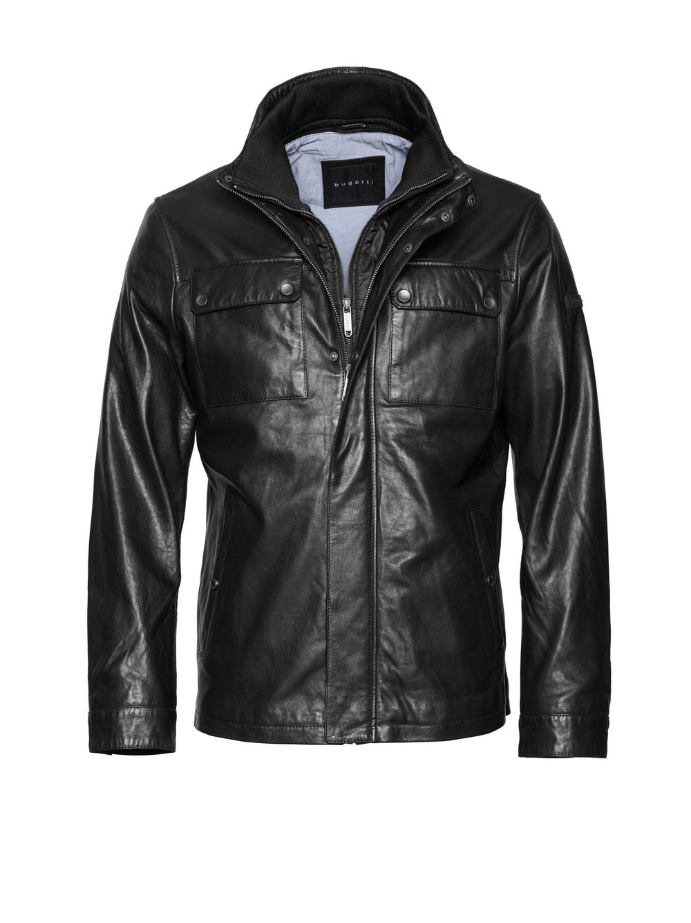 Thumbnail - Bugatti Lederjacke Herren schwarz, 54
