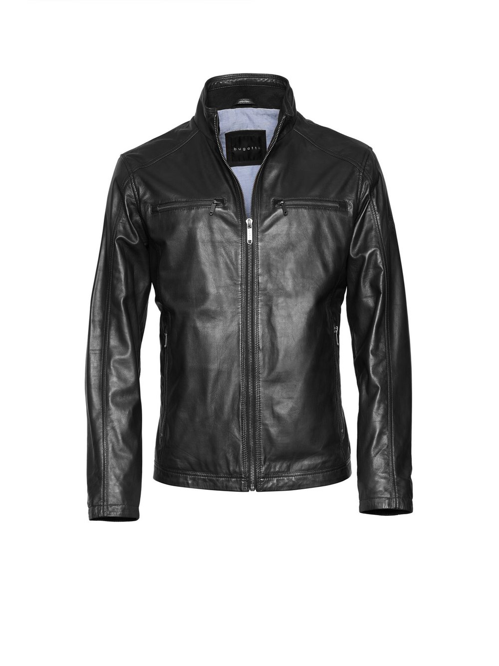 Thumbnail - Bugatti Lederjacke Herren schwarz, 60