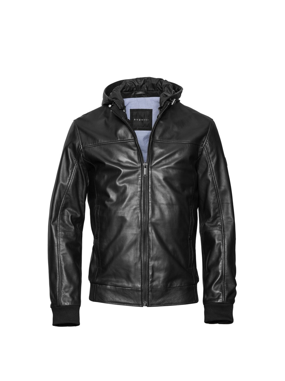 Thumbnail - Bugatti Lederjacke Herren schwarz, 60