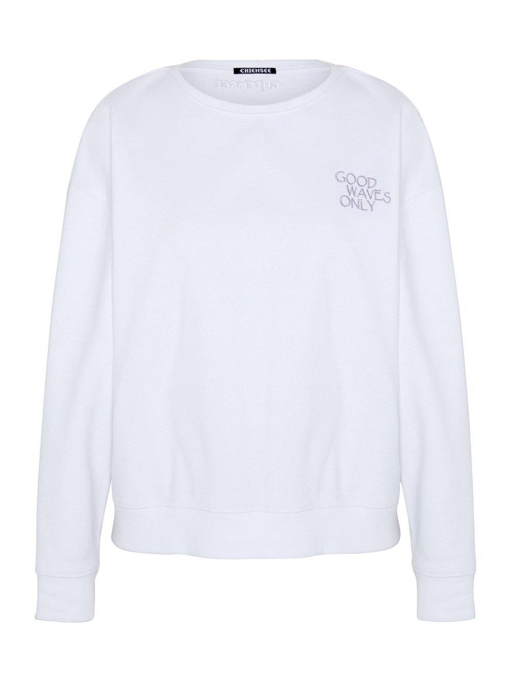 Chiemsee Sweatshirt Damen Baumwolle weiß, XL