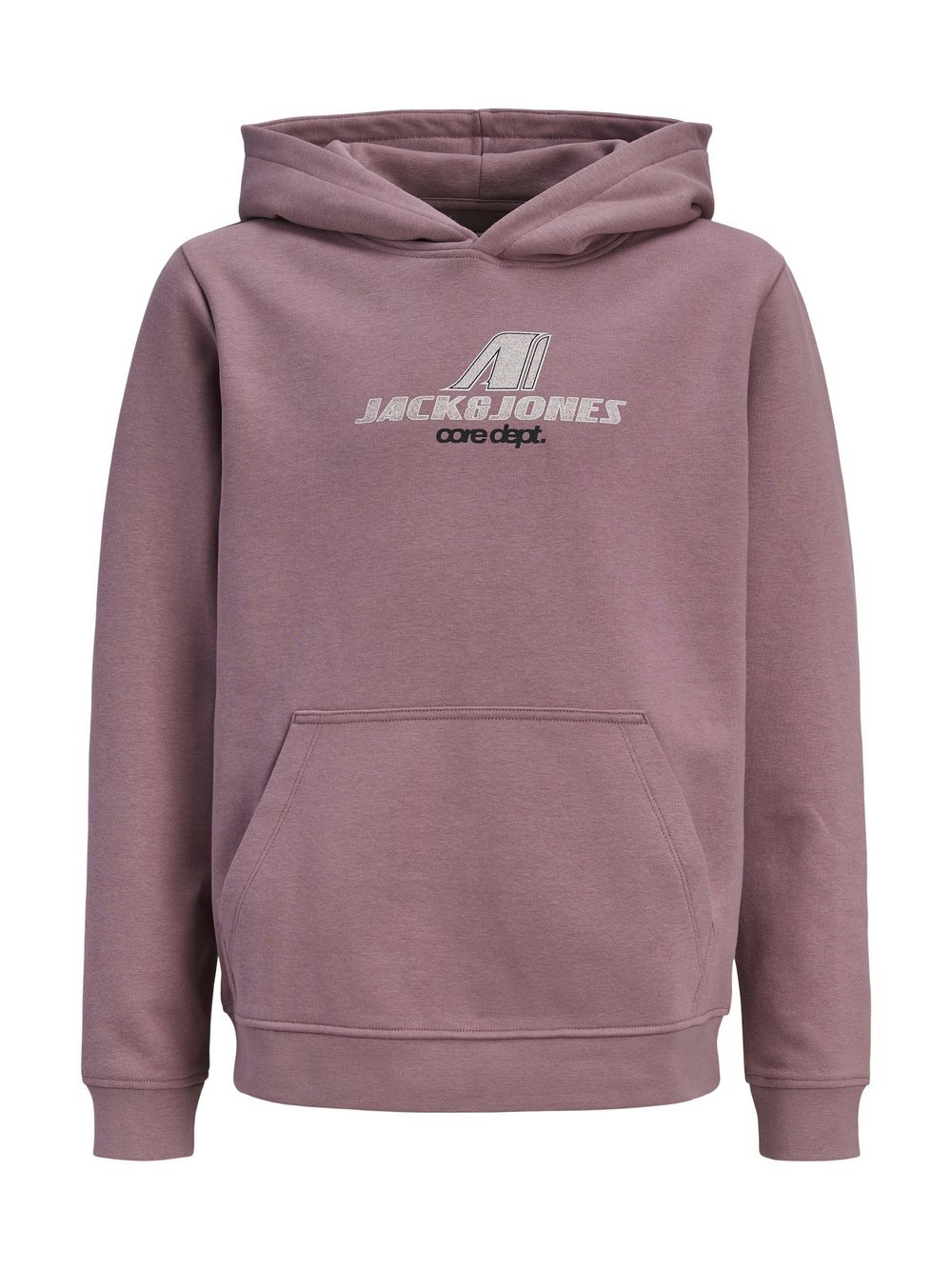 Jack & Jones Junior Kapuzenpullover Jungen Baumwolle lila bedruckt, 140