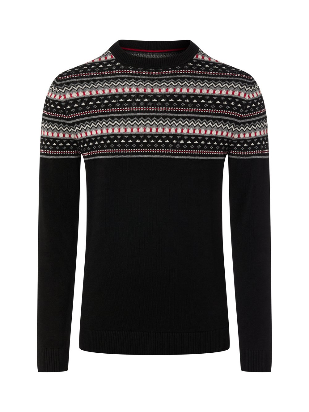 Thumbnail - s.Oliver Strickpullover Herren Baumwolle mehrfarbig gemustert, M