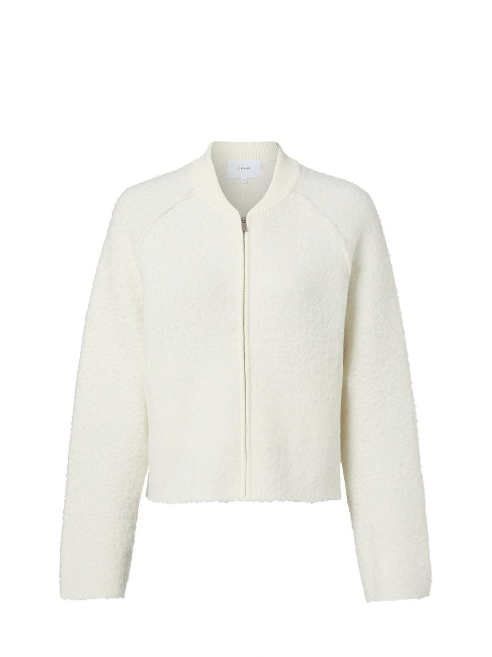 Opus Strickjacke mit Wolle Damen weiß, 36