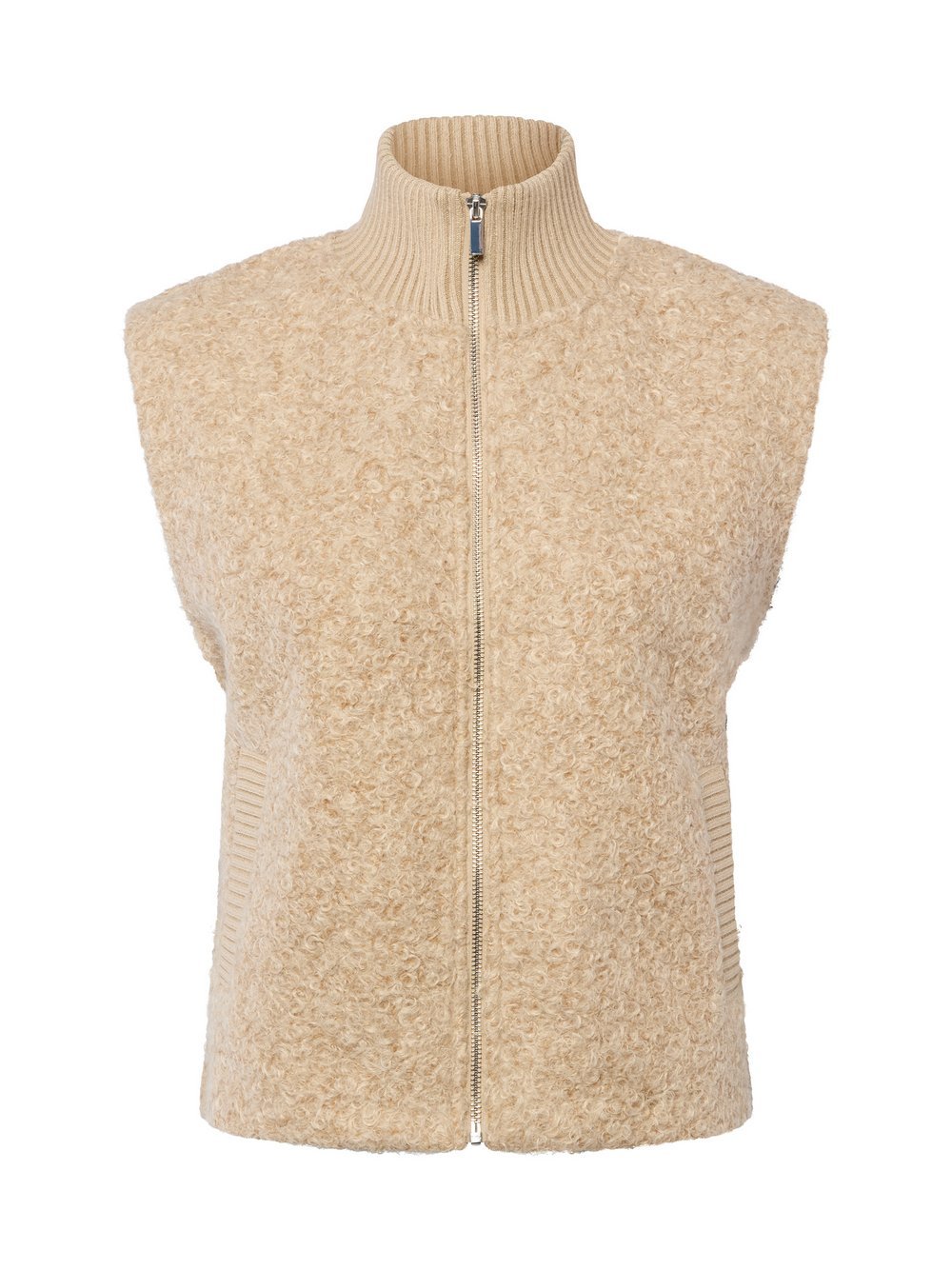 Thumbnail - Opus Kunstfell-Weste Damen beige meliert, 38