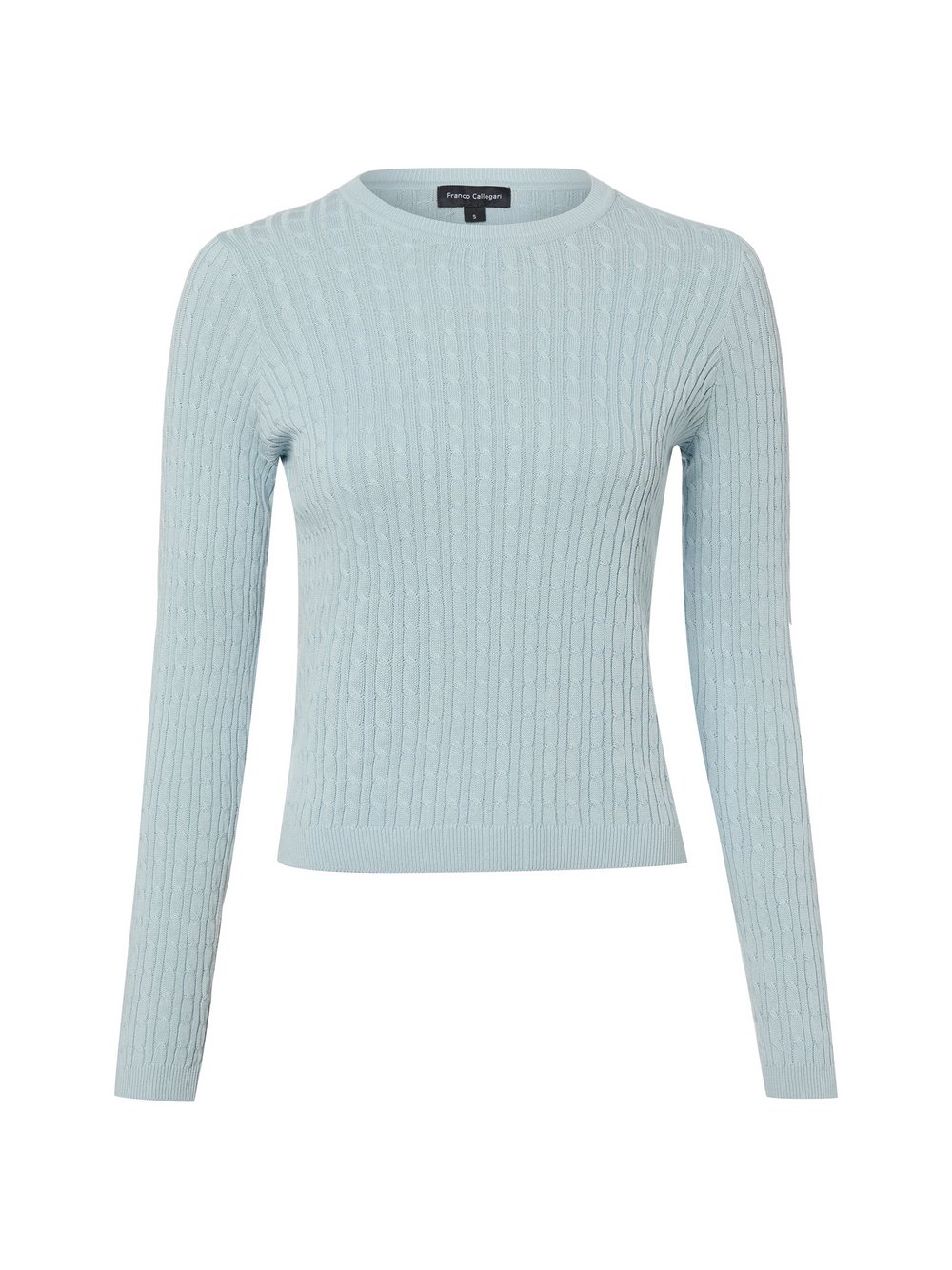 Franco Callegari Strickpullover Damen Baumwolle blau, XXL
