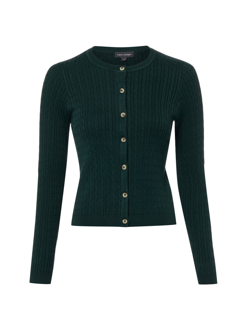 Franco Callegari Strickjacke Damen Baumwolle (100%) grün, L