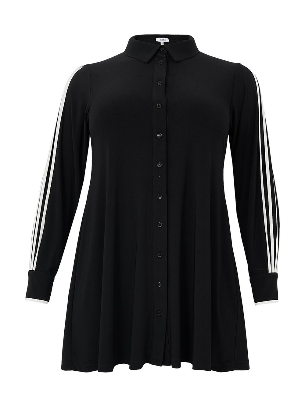 Thumbnail - YOEK Bluse Damen schwarz, 42-44