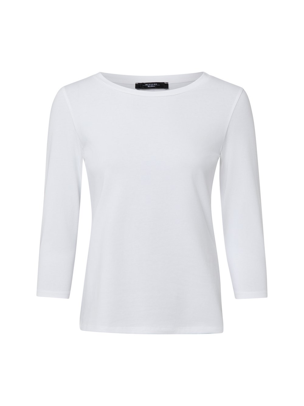 Weekend Max Mara Langarmshirt Damen Jersey weiß, XS