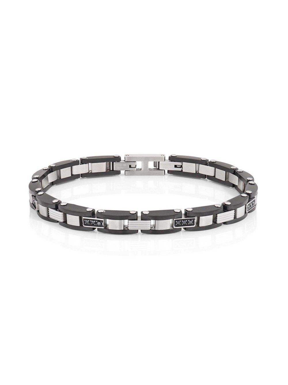 Thumbnail - Amen Armband Herren Edelstahl silber, ONE SIZE