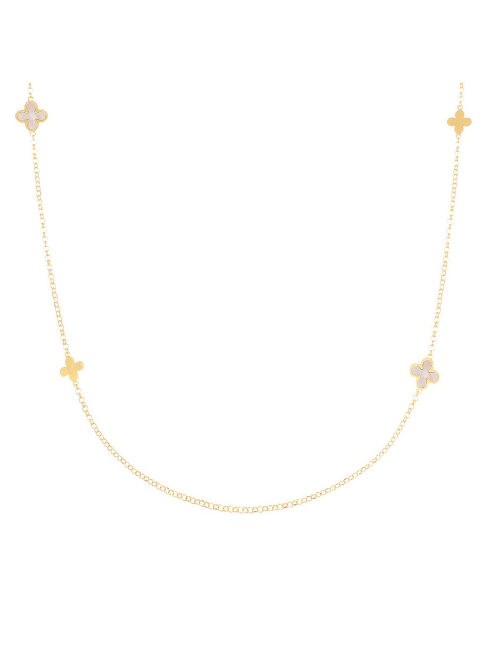 Thumbnail - Amen Halskette Damen Sterlingsilber gold, ONE SIZE