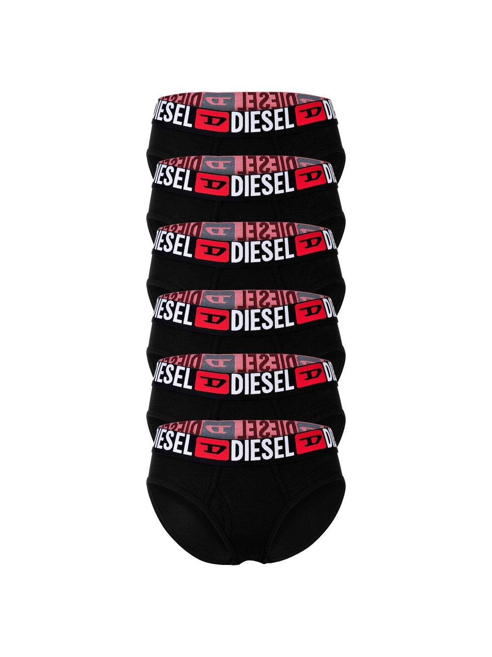 Thumbnail - Diesel Slip 6er Pack Damen Baumwolle schwarz, M