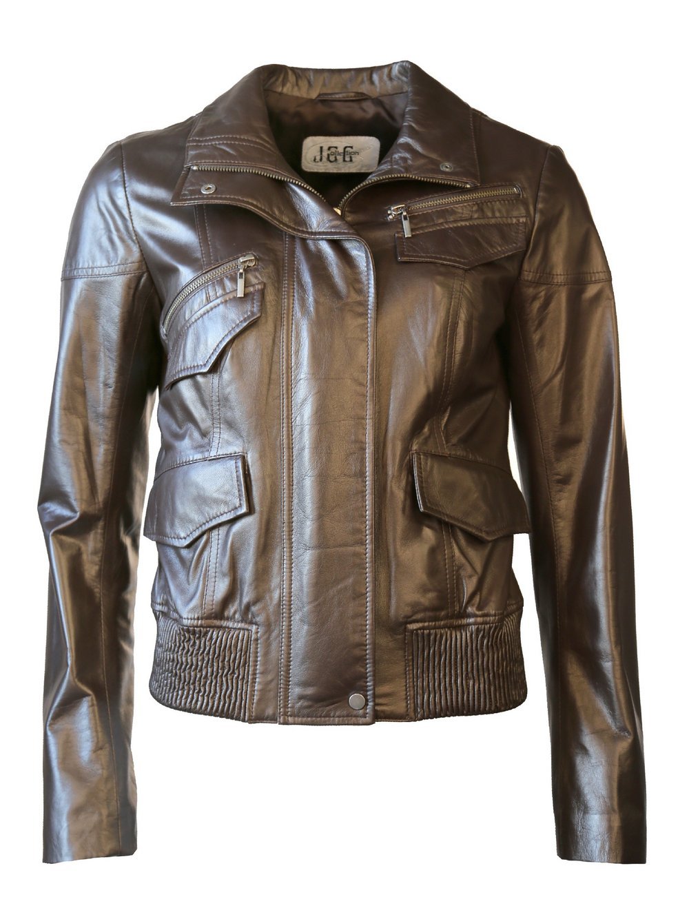 JCC Lederjacke, Dc1373 Damen braun, 40
