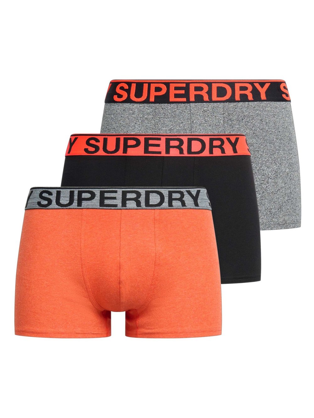 Superdry Boxershort 3er Pack Herren Baumwolle mehrfarbig, XL